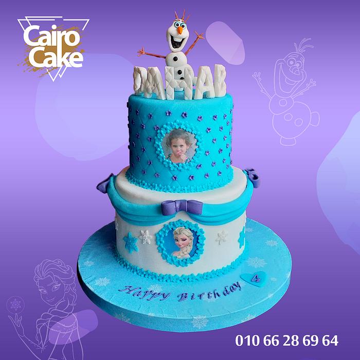 Frozen Elsa Cake & Cookies , Cakepops