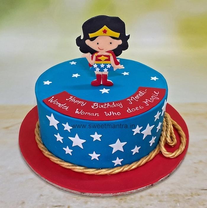 Wonder woman cake for sister