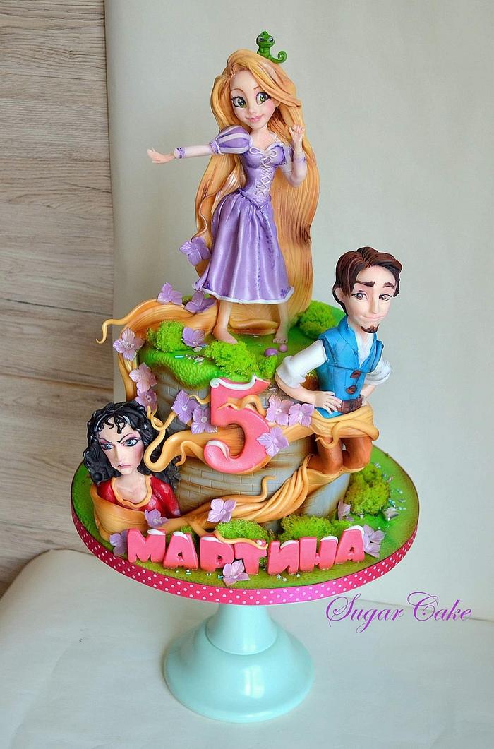 Rapunzel Doll Cake - Decorated Cake by Danielle Lainton - CakesDecor