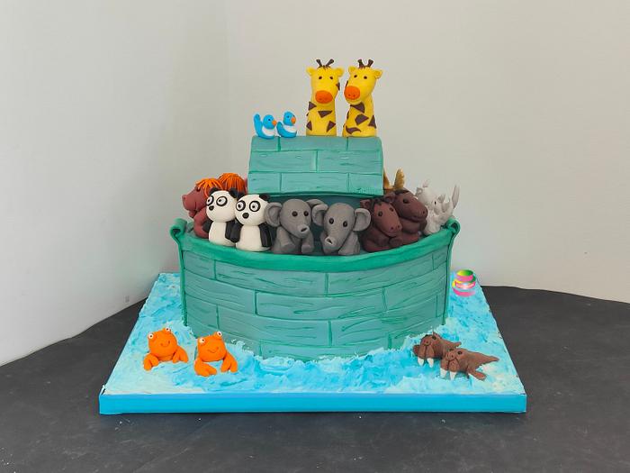 Noah's ark cake