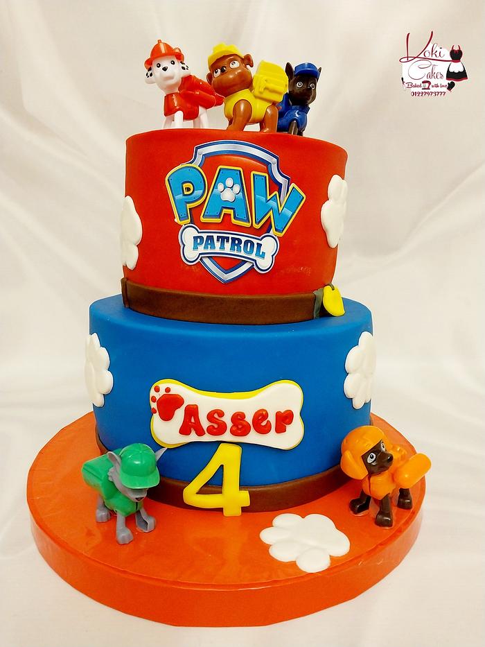 "Paw Patrol cake"