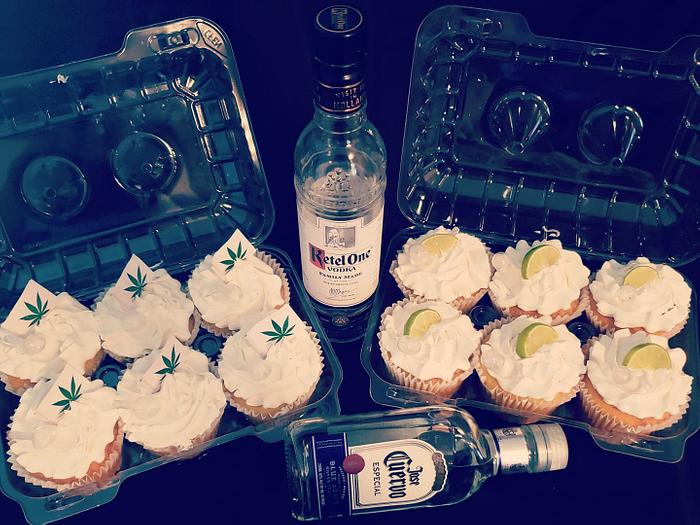 4/20 Cake and Cupcakes
