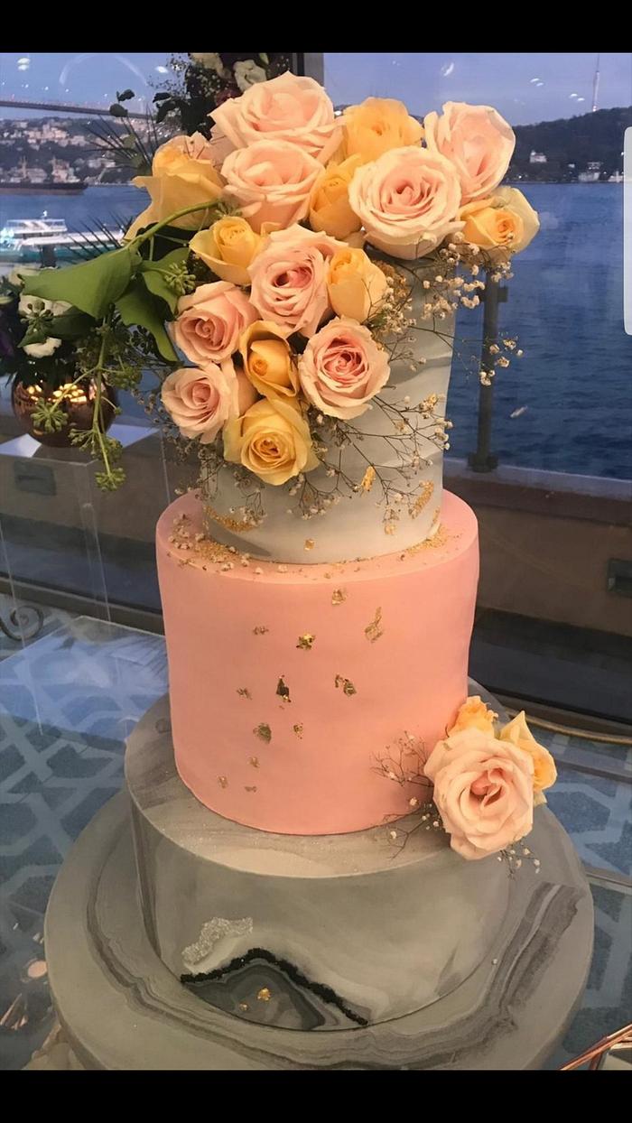 Engagement Cake Wedding Cake