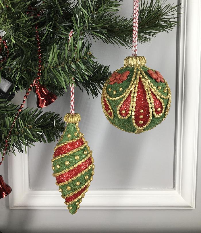 3D Christmas ornaments cookies