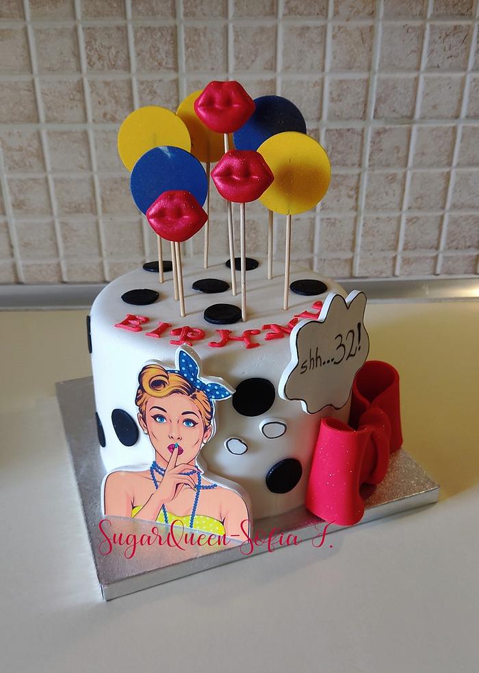 Pop art cake 