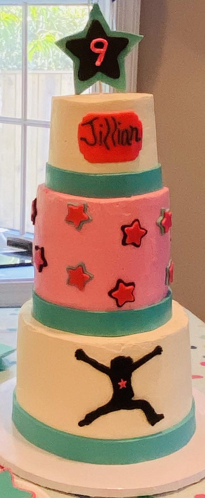 American Ninja Warrior Junior Birthday Cake
