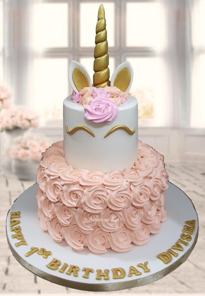 Unicorn Cake in Cream
