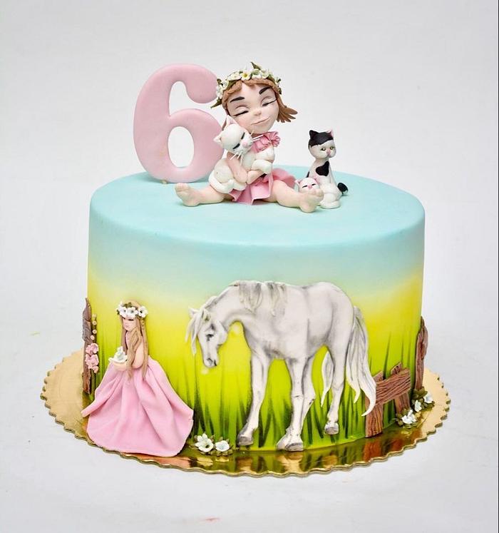 Cake for little girl