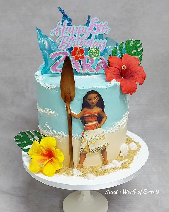 Moana Cake - Decorated Cake by Anna's World of Sweets - CakesDecor