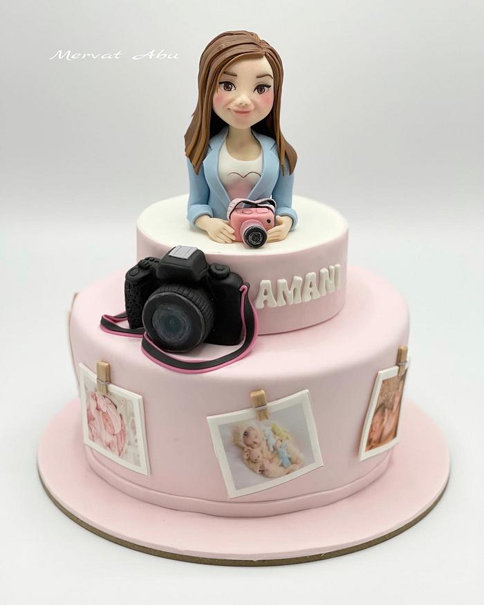 Photographer cake