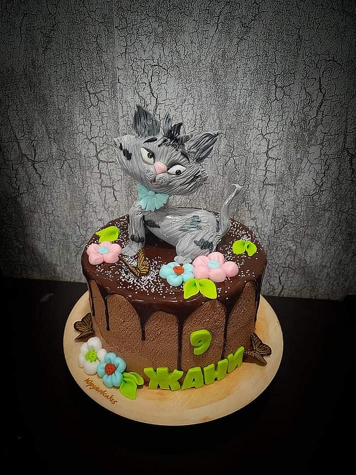 Cat birthday Cake