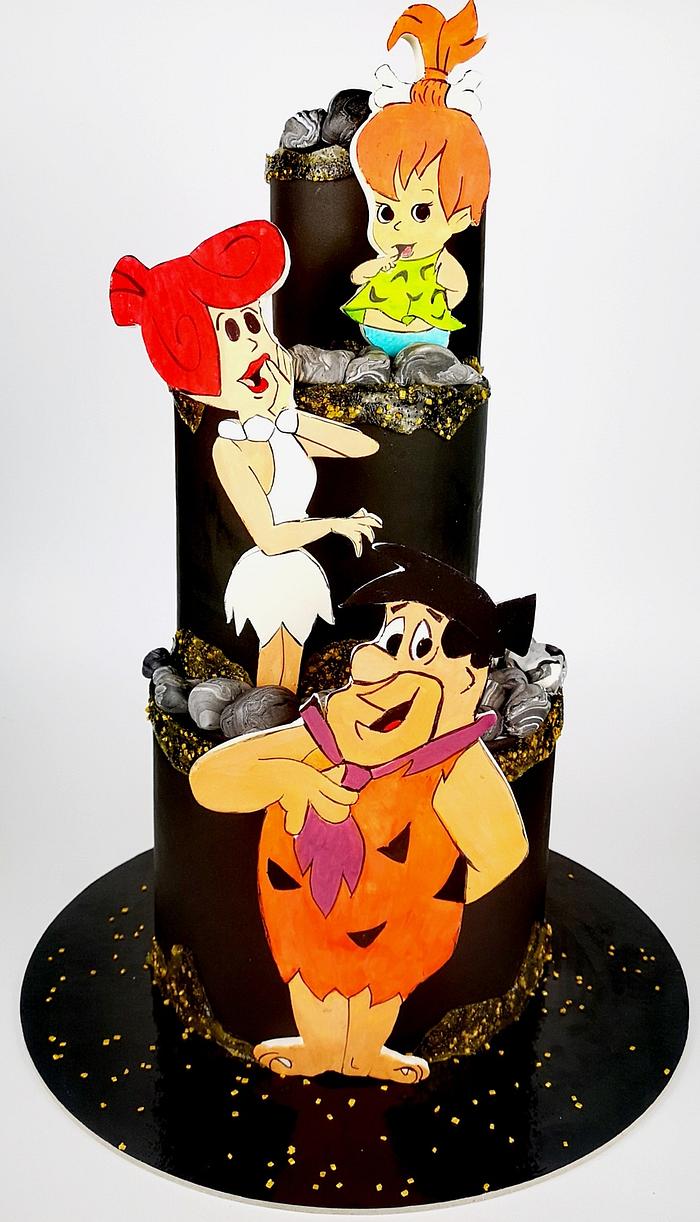 Flintstone cake