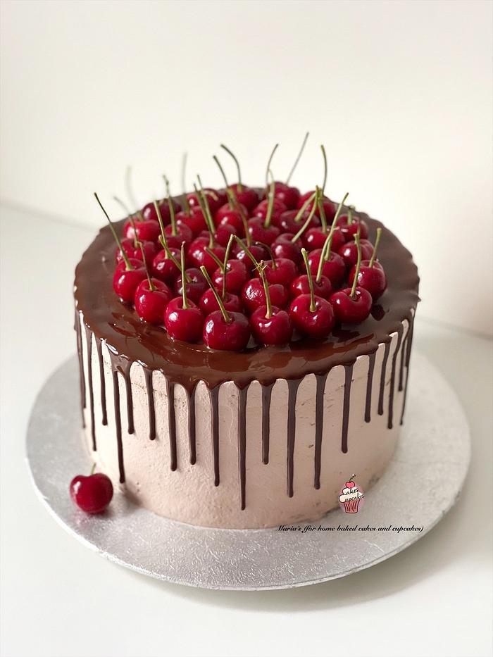 Chocolate and Cherry Cake 