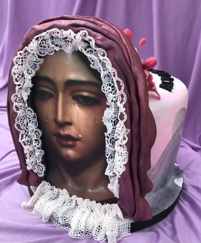 Malaga Virgen cake