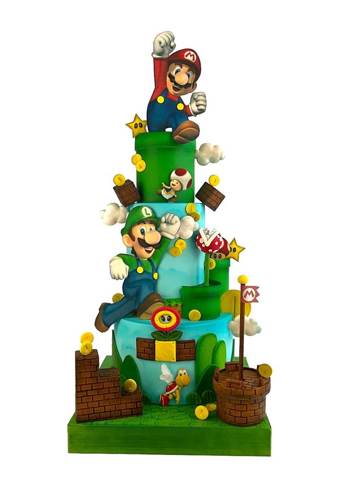 Mario bross cake 