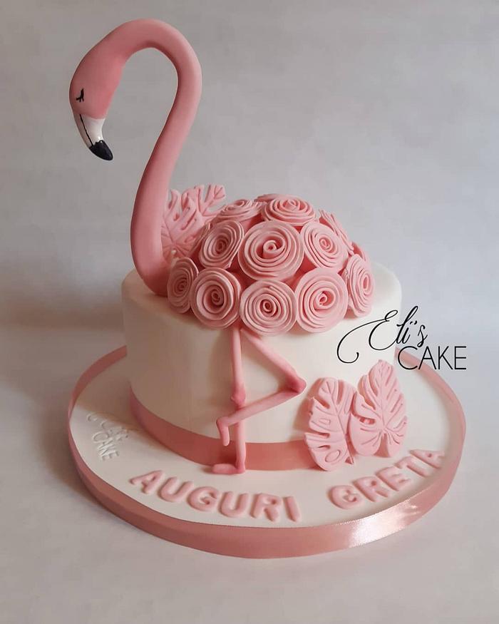 Flamingo Cake