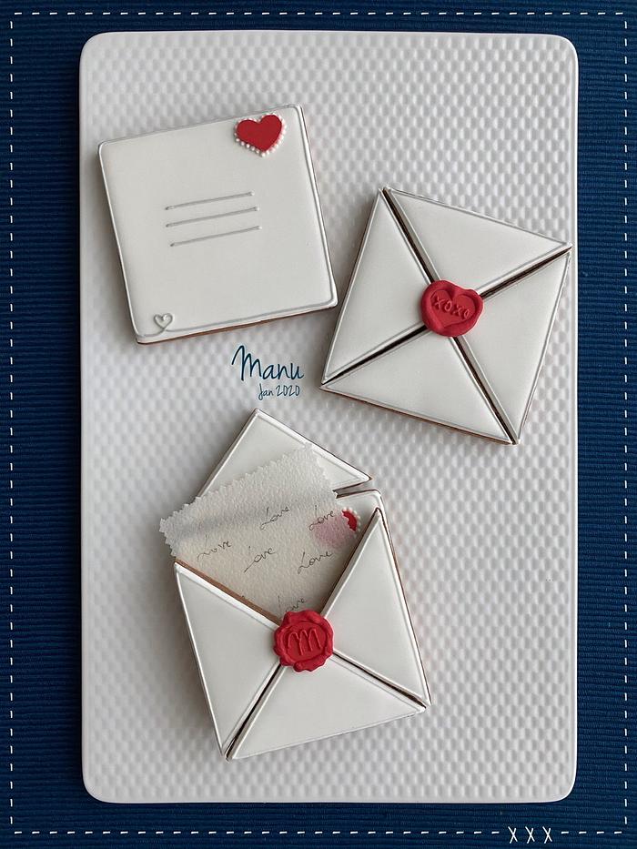Love Letters and Royal Icing Wax Seals