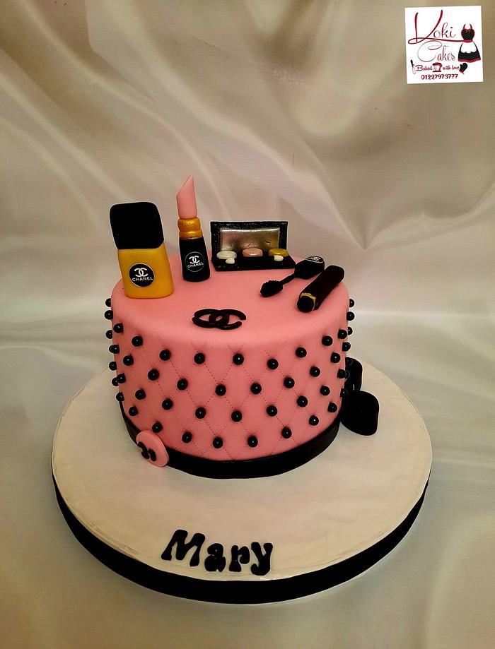 chanel birthday cake topper 46 th