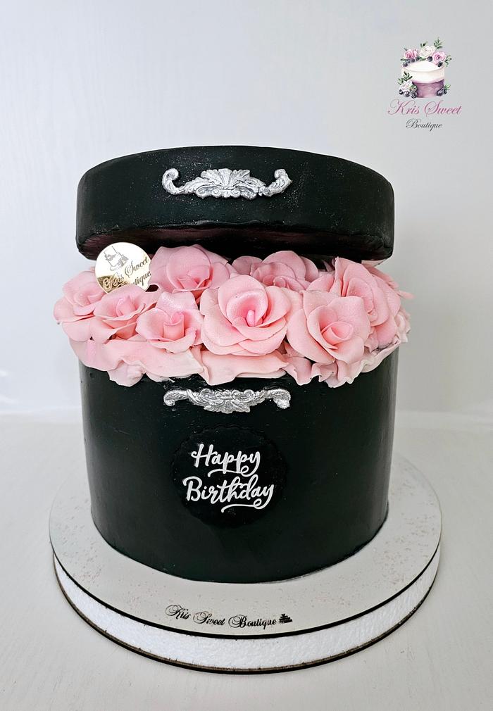 Flower cake box