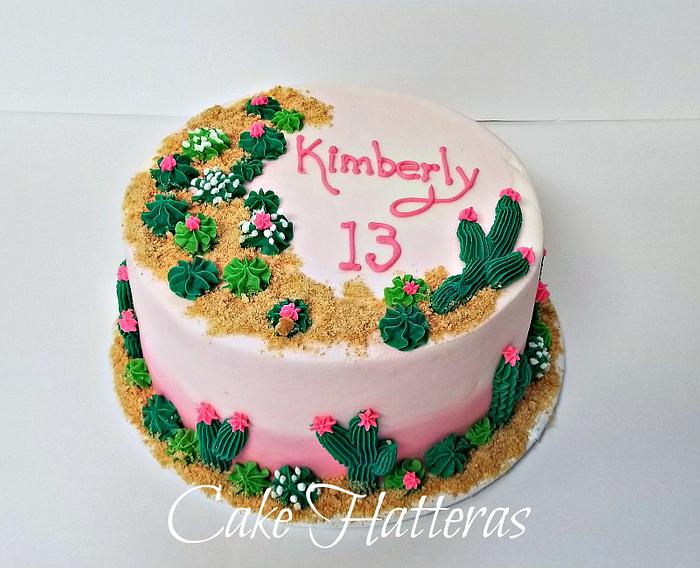 Cactus Birthday Cake