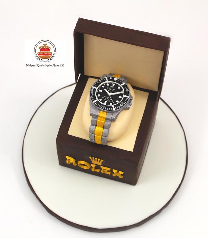Rolex Watch Cake