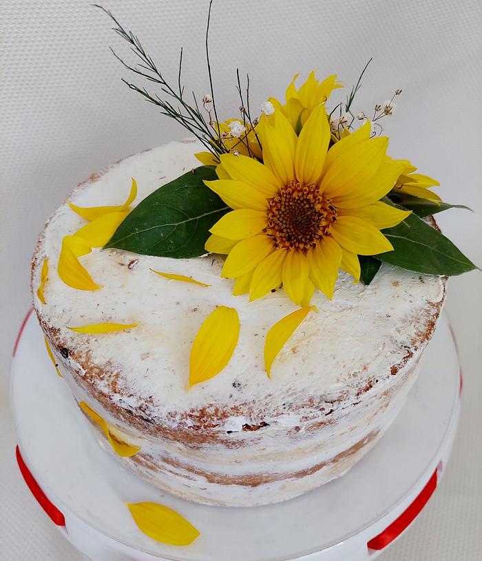 Sunflower cake