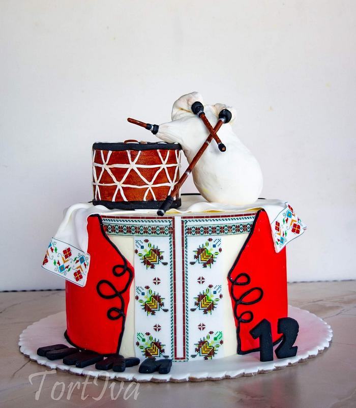 Bulgarian folk cake 