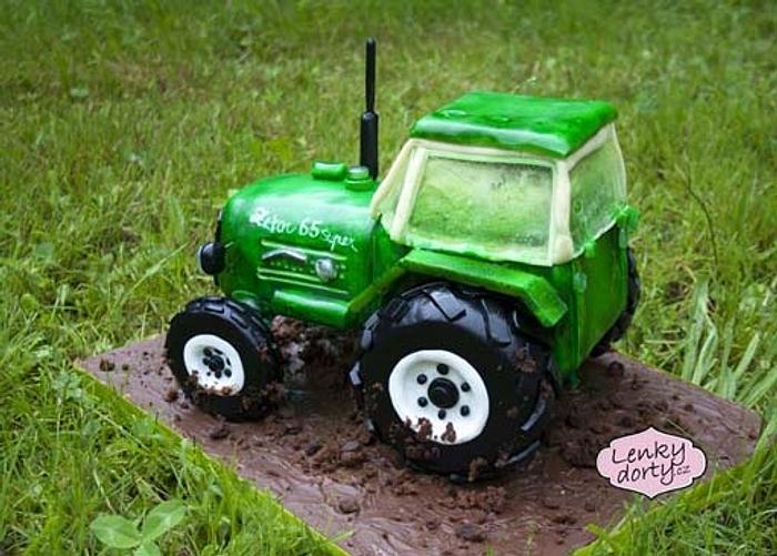 Tractor cake 3D