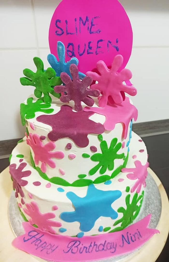 Order your Slime Birthday Cake, Online Coin