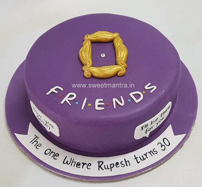 FRIENDS frame cake