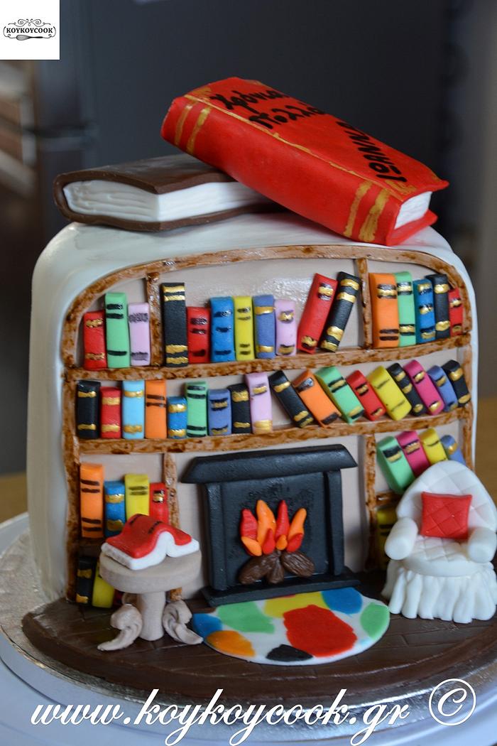 LIBRARY CAKE 