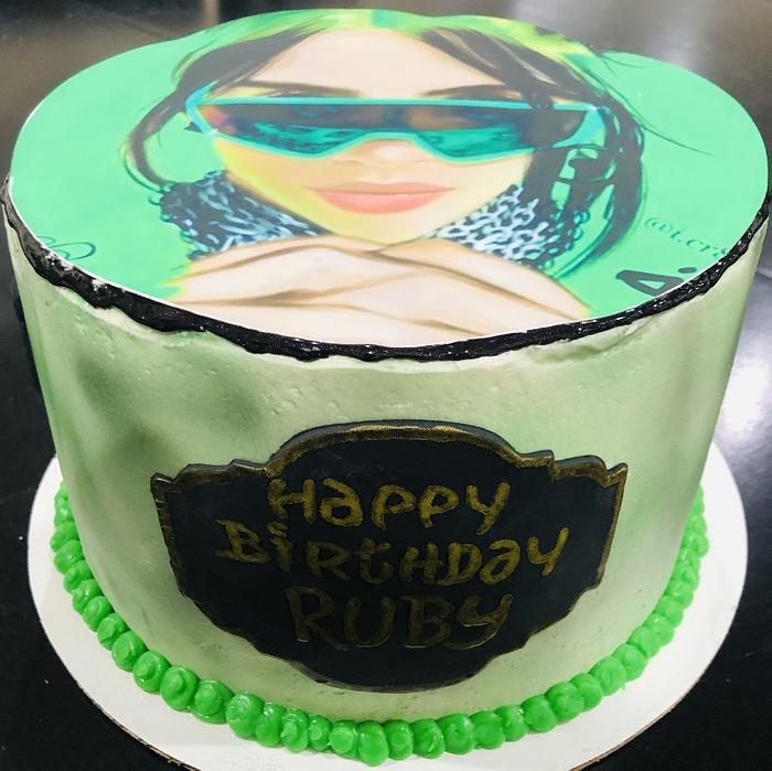 Billie Eilish Birthday Cake