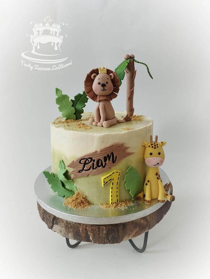 Safari cake for Liam