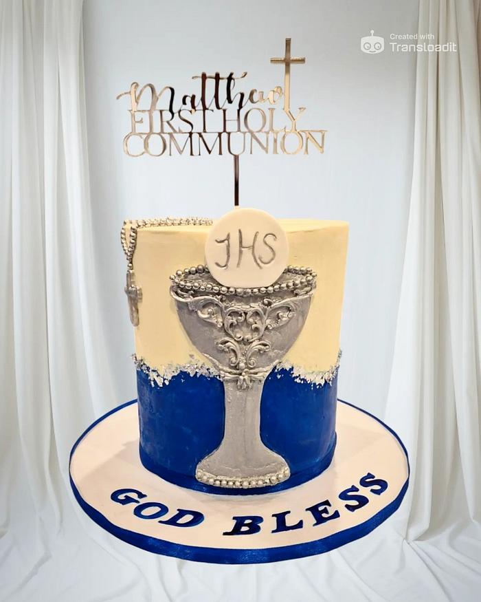 First Holy Communion cake