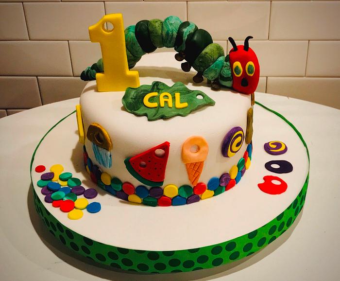 Very Hungry Caterpillar Cake