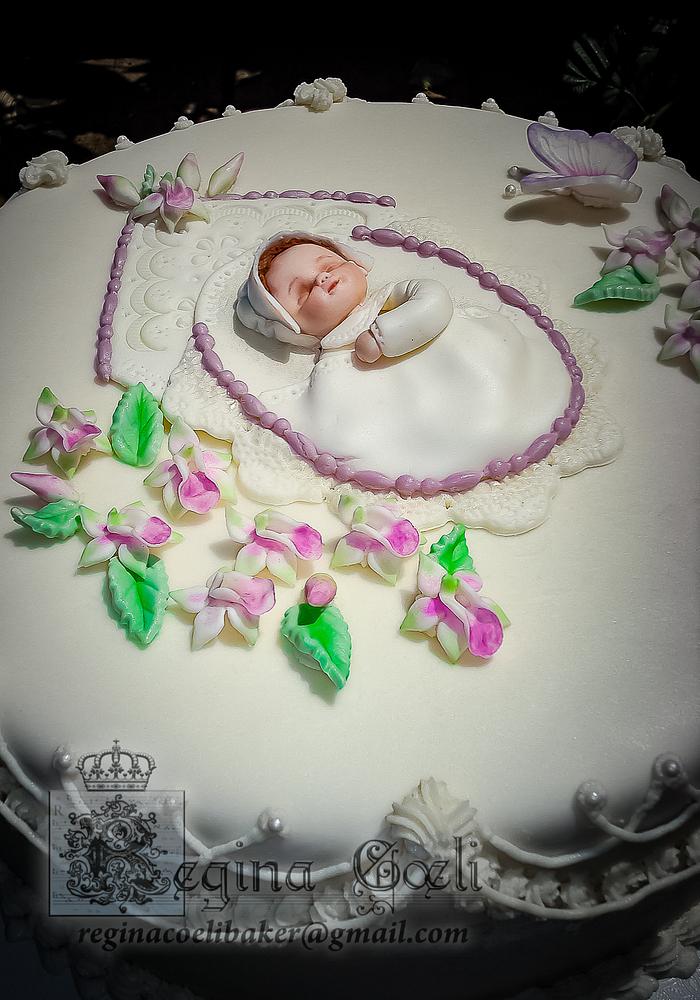 Baptism Cake - Our last project together!