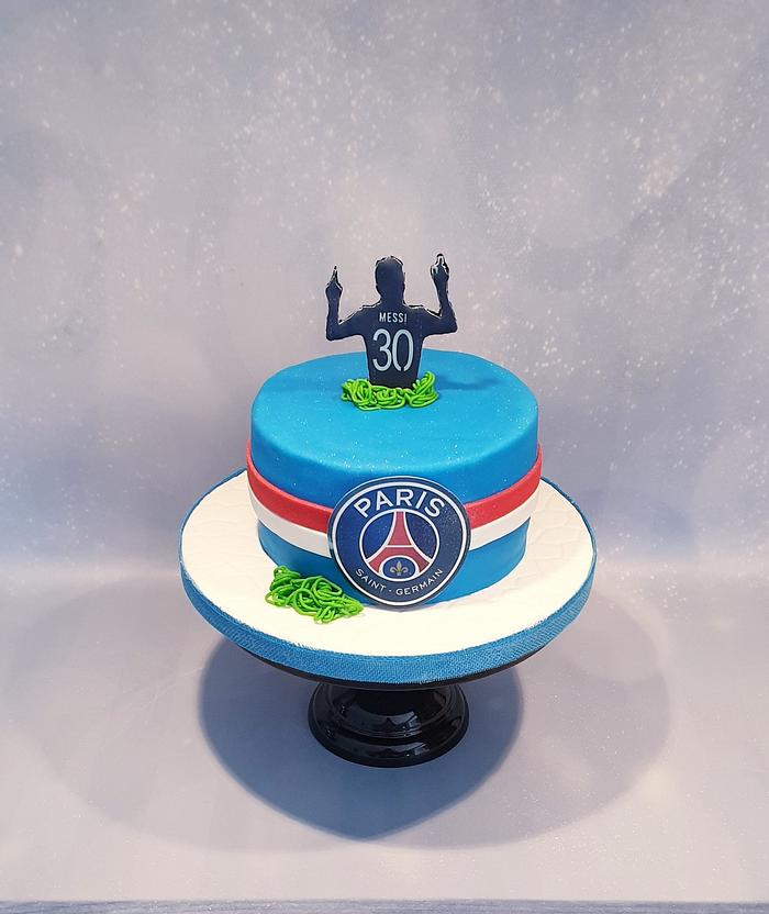 Football cake | Messi and Argentina cake with football cupca… | Flickr