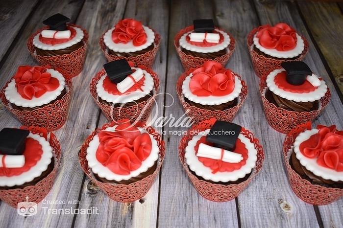 Graduation cupcakes