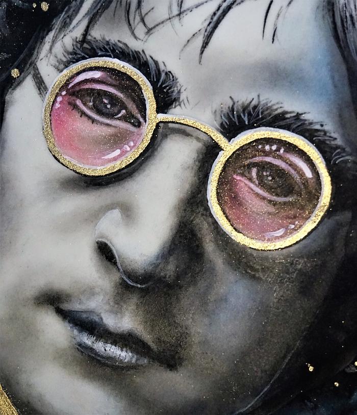 John Lennon - 30-90s Fashion Trends Cake Collaboration