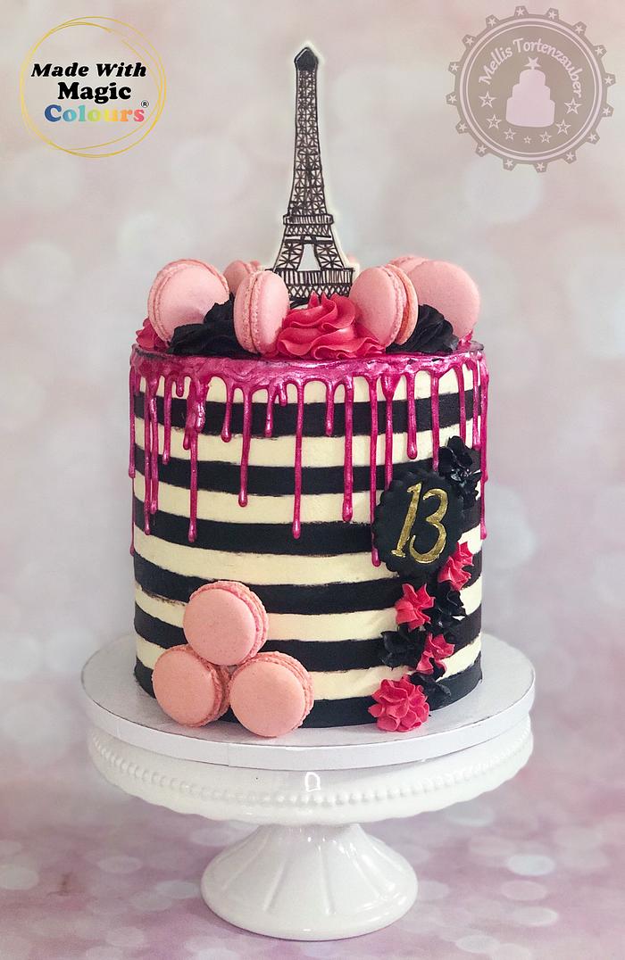 Paris drip cake 
