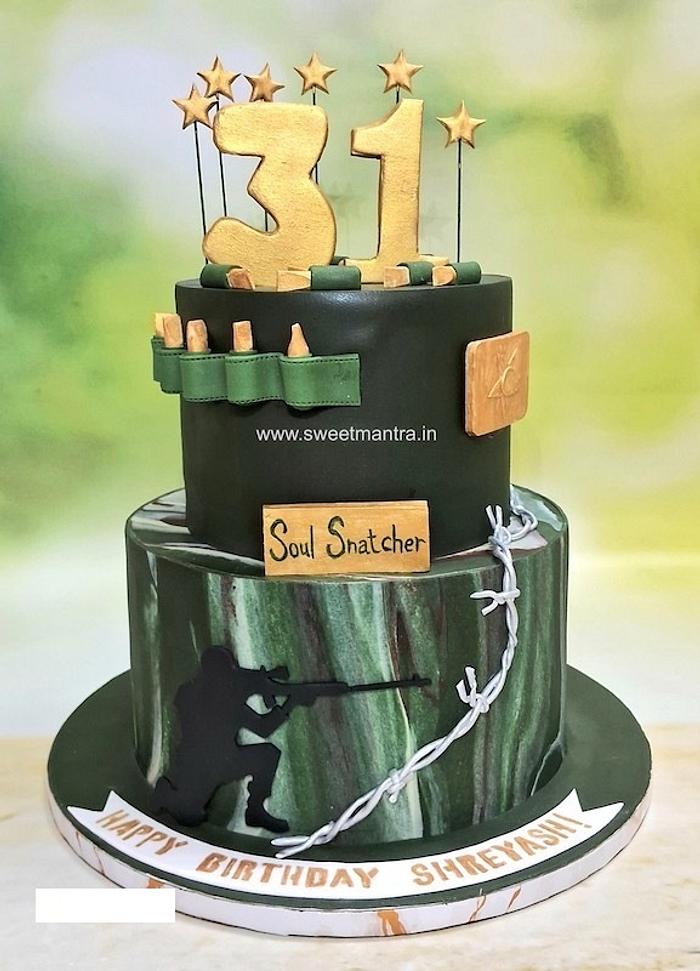 Call Of Duty 2 tier cake for husband