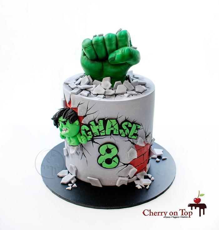 Hulk Cake Topper | Round, Square, Rectangle & Cupcake Avail.