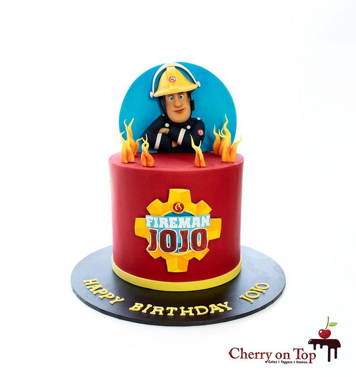 Fireman Sam Cake for Jojo 👨‍🚒🔥