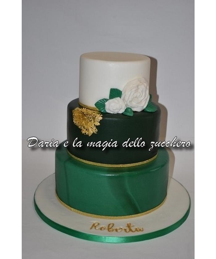 18th green cake 