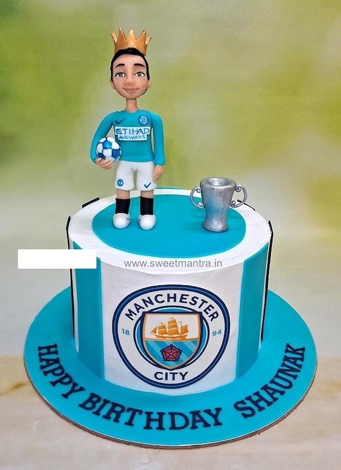 Manchester city football cake