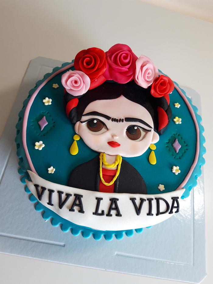 Frida Khalo " Viva la Vida" cake