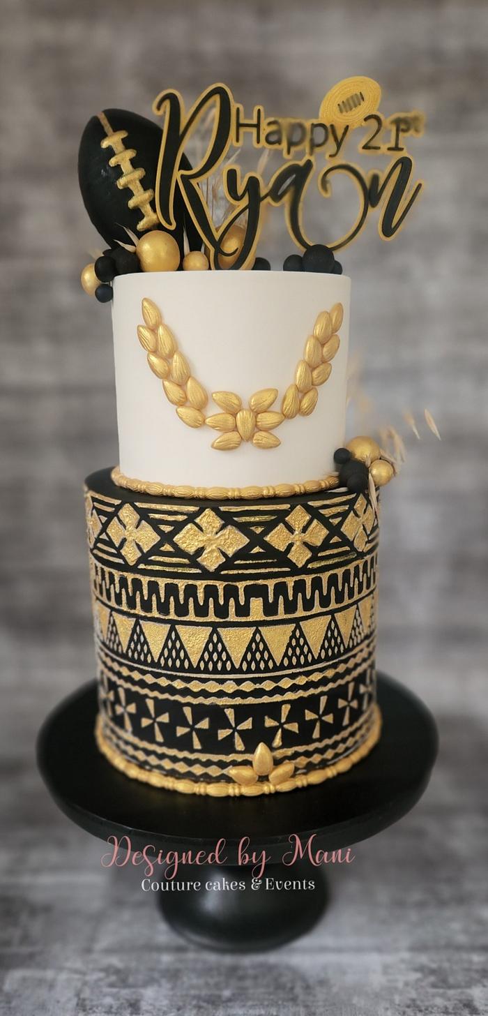 Samoan inspired cake