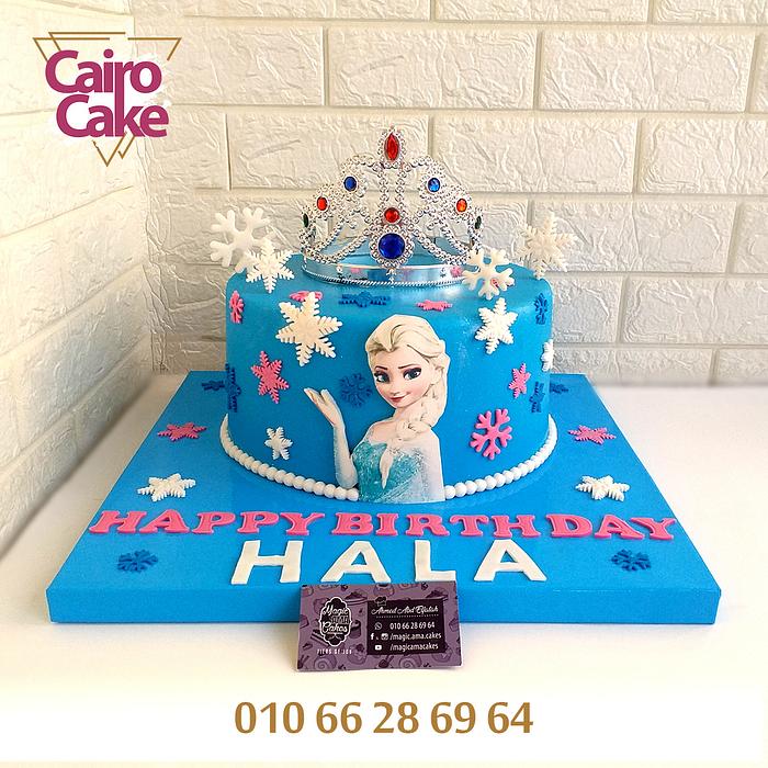 Frozen Elsa Cake