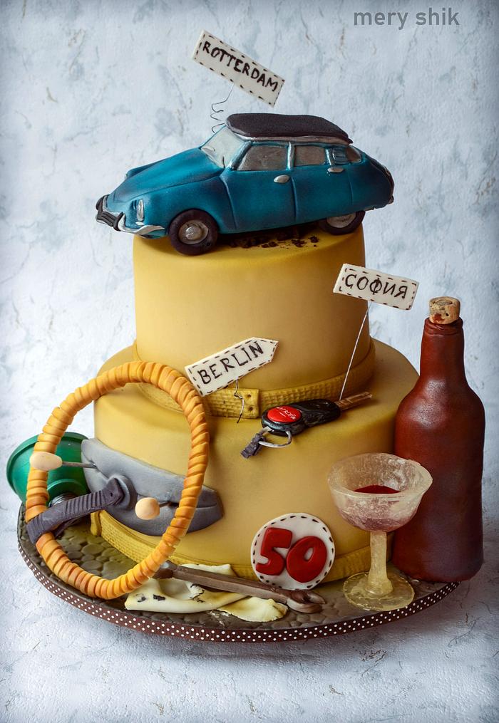 Citroen DS 19 cake