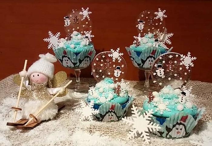 Winter cupcakes! 